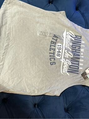 DSG Gray Graphic Tee with White Print